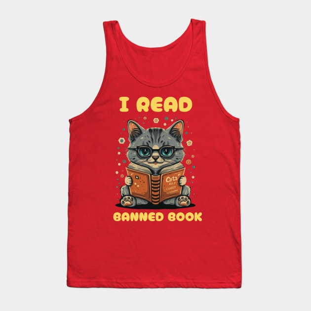 I read banned books Tank Top by Aldrvnd